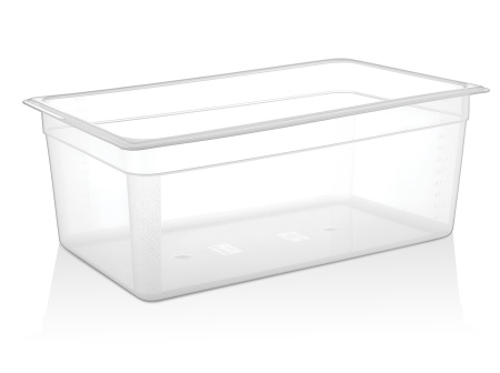Гастроемкость 1/1 h=200 мм. 530*325 мм. 24 л. п/п прозрачная GP /1/6/