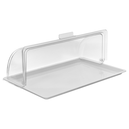 Поднос для подачи 53*32,5 см. поликарбонат, белый б/крышки (крышка 76826) GP /1/24/