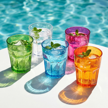 Олд Фэшн 250 мл. d=83 мм. h=90 мм. поликарбонат оранжевый /1/42/