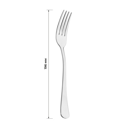 Вилка столовая Босфор 18/0 1,8 мм 19,6 см. MGsteel /1/20/