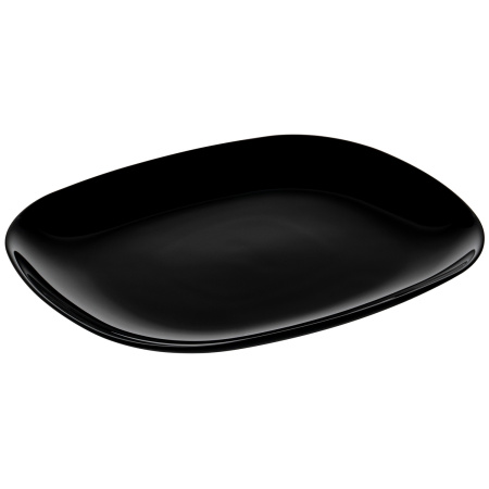 Блюдо прямоуг. 280*230 мм. h=22 мм. Эволюшн Блэк /6/12/864/