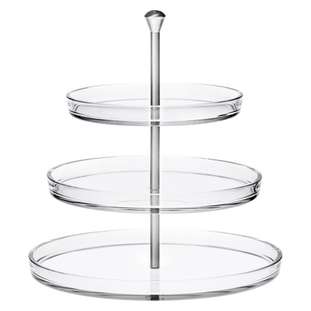 Этажерка 3-х ярусная d=22/27/32 см. h=34 см. Палладио Borgonovo /1/4/24/120/ Этажерка 3-х ярусная d=22/27/32 см. h=34 см. Палладио Borgonovo /1/4/24/120/