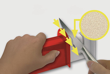 Ножеточка ручная с 2-мя слотами FM /1/4/32/ Ножеточка ручная с 2-мя слотами FM /1/4/32/