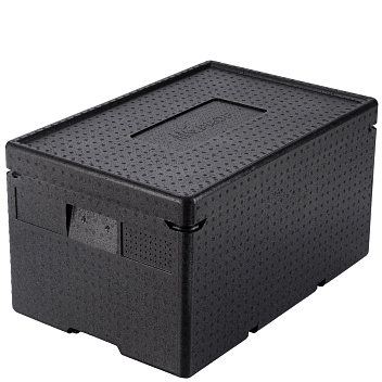 Термоконтейнер 48 л. 600*400*335 мм. для гастроем. h=200 мм. (-40°C до +110°C), плотность 60кг/м3, п/п MGprof /1/2/ АКЦИЯ