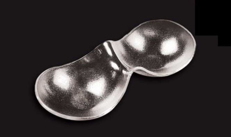 Менажница 2-х секц. 250*110 мм. стекло 3D /1/12/ Менажница 2-х секц. 250*110 мм. стекло 3D /1/12/