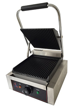 Гриль  контактный 400*300*210 мм, 2 рифл. чугун. поверхности (темп. режим: +50/+300°С) /1/