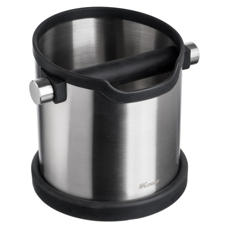 Нок-бокс для кофейного жмыха d=15 см. h=16 см. нерж. с силикон. подставкой MGprof /1/