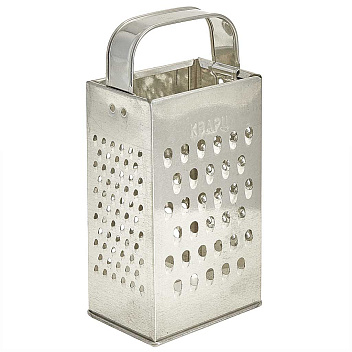 Терка 4-х гранная 18,2 см. белая жесть /1/