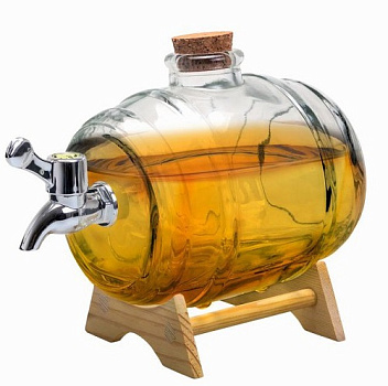 Емкость для настойки с краном 1 л. d=110 мм. h=170 мм. на подставке VB /1/ Емкость для настойки с краном 1 л. d=110 мм. h=170 мм. на подставке VB /1/