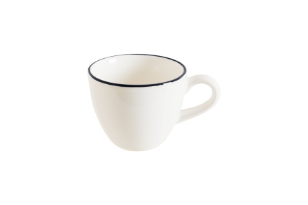 Чашка  80 мл. кофейная d=65 мм. h=53 мм. Линеа Черный (блюдце 77972) Bonna /1/6/1776/