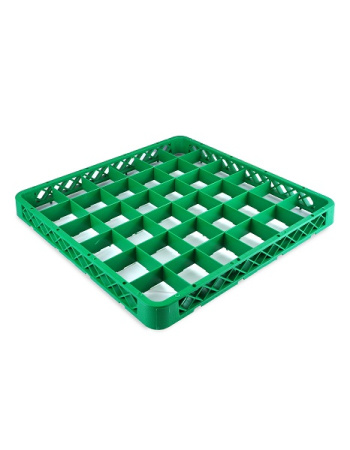 Надстройка для кассеты (71699) 500*510*40 мм. 36 ячеек 75*75*40 мм. зеленая п/п /1/6/