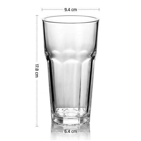 Стакан для пива 620 мл. d=94 мм. h=178 мм. MGline /6/24/